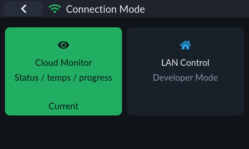 Bambu link mode
