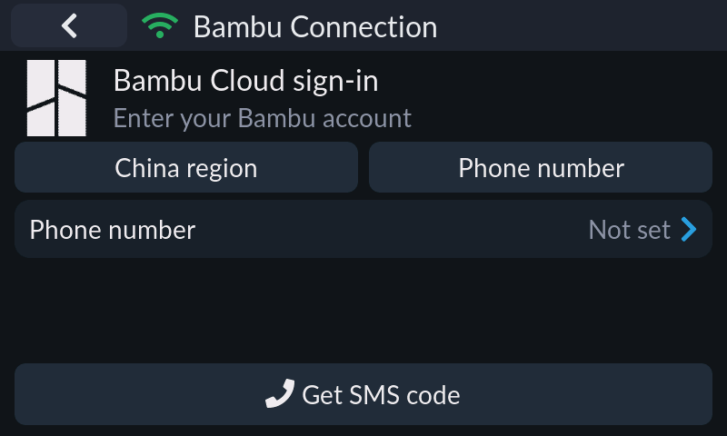 Bambu account