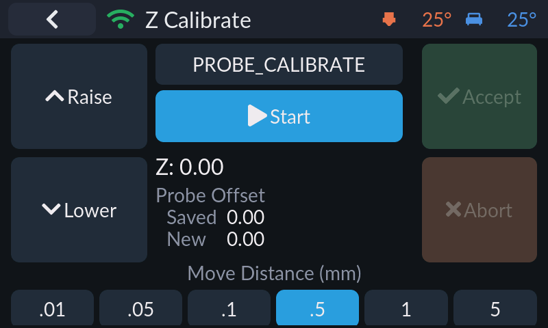 Z Calibrate